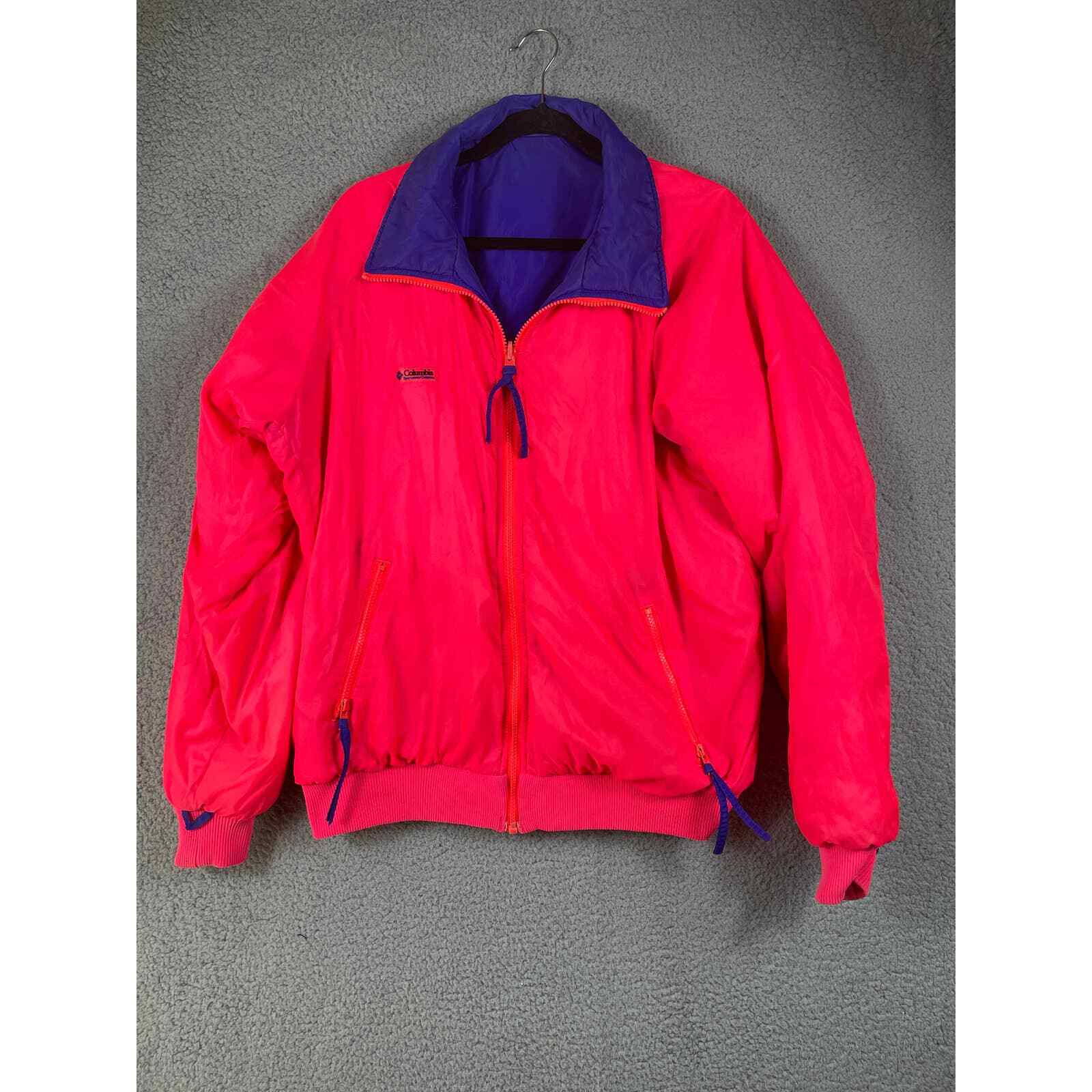 Vintage Columbia Reversible Two Color Jacket Men's Si… Gem