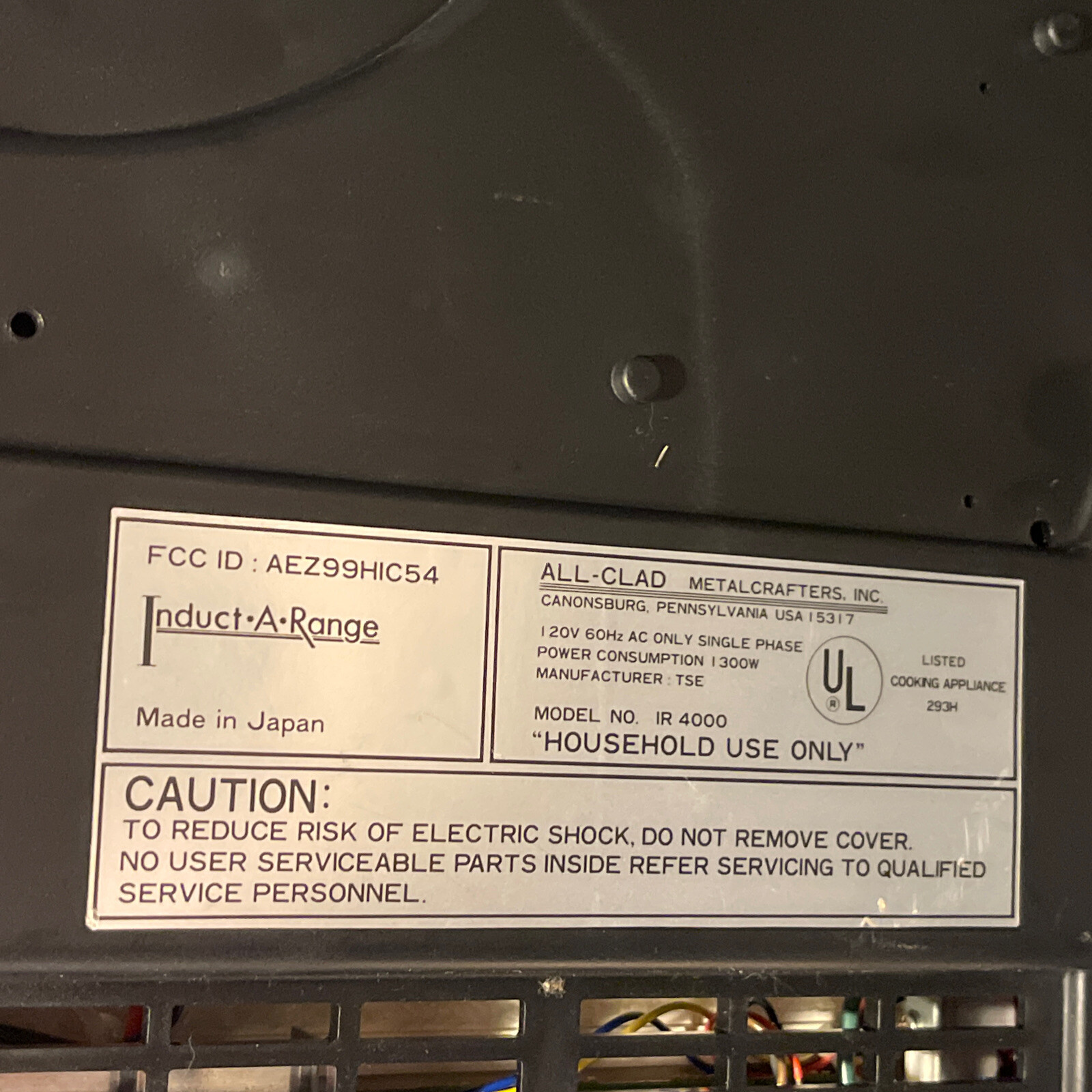 AllClad Induct A Range 12” Electric INDUCTION Cooktop Portable Heats Fast WORKS IDEAL IJL