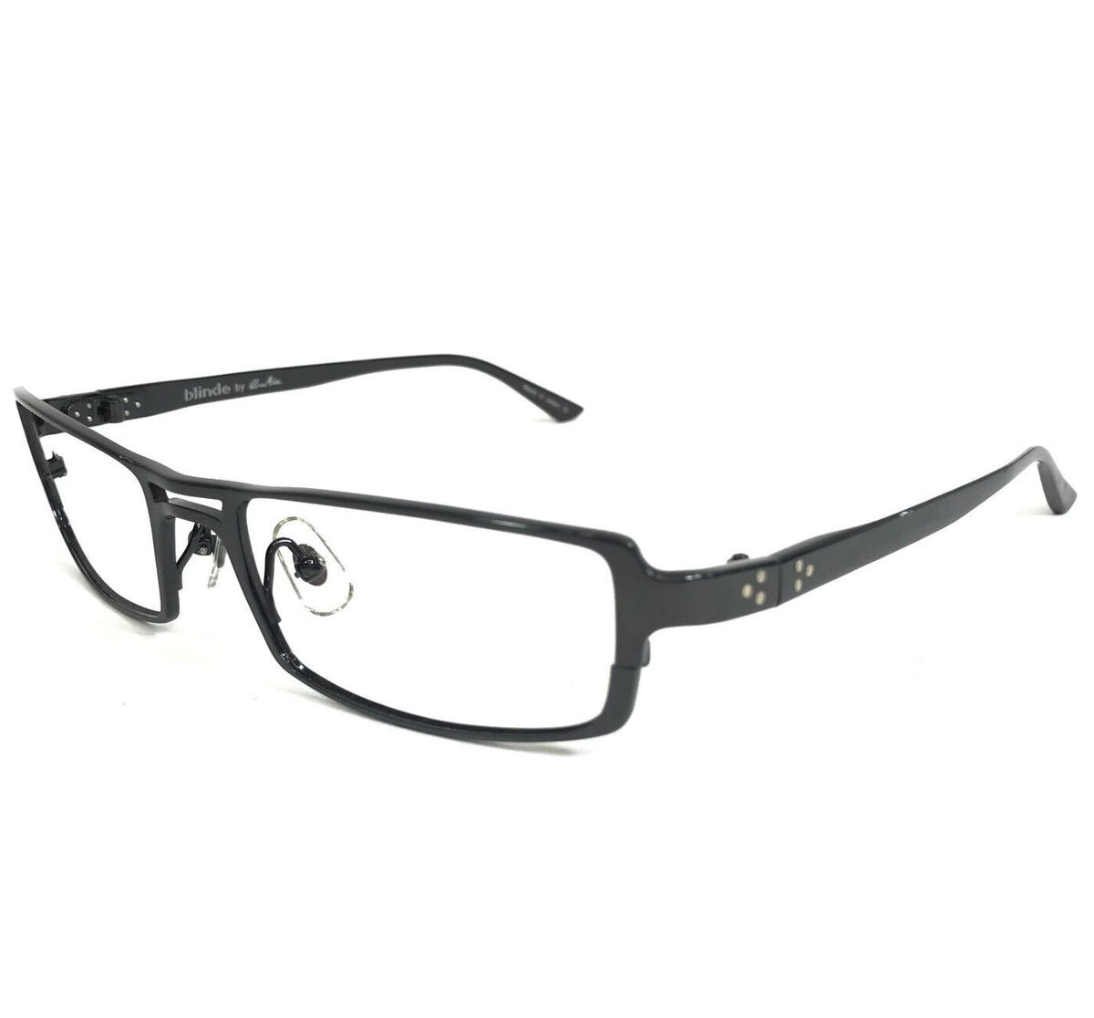Blinde by Richard Walker Tortoise Eyeglasses Frames Only Blinde by Richard Walker The Matrix Twins 4003 Silver Mirror  main image 4