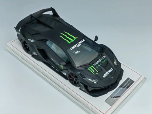 1/18 Ivy Models Lamborghini Aventador GT EVO Liberty wi Monster Black Leather - Picture 6 of 7