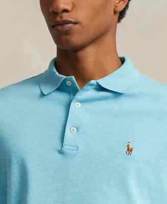 $110 Polo Ralph Lauren Men's Classic Fit Soft Cotton, Blue Heather