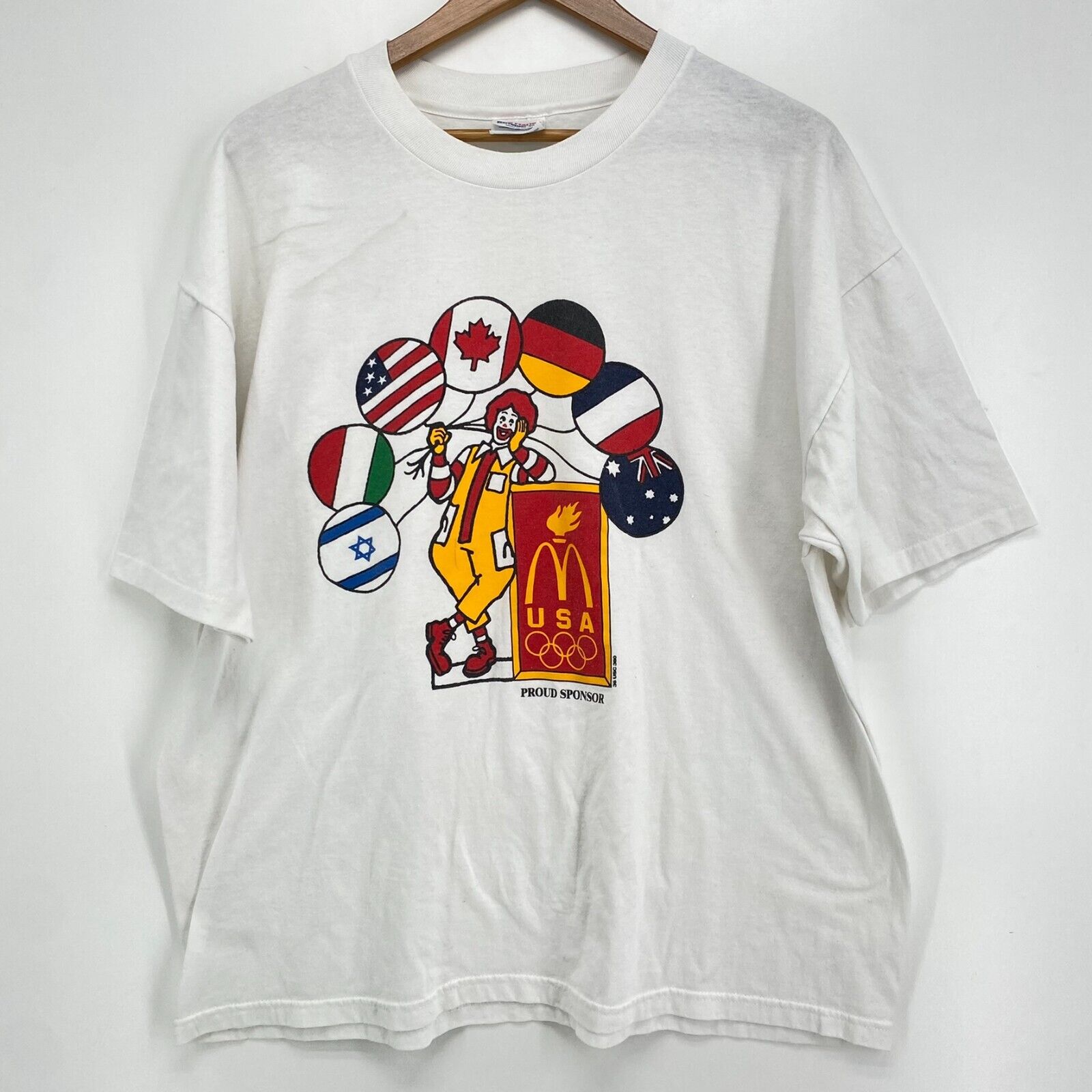 US　McDonald's　マクドナルド　半袖Ｔシャツ サイズL