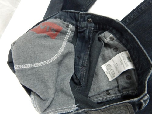 Levi 511 Skinny Jeans Straight Size 12 Waist 30 Leg 26 W30 L26 Zip Fly (Q4665) - Picture 7 of 10