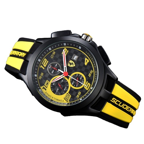 Scuderia Ferrari PRIMATO 0830442 Wristwatch Auto Timepiece 44mm 