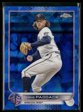 Chris Paddack 2022 Topps Chrome Update Sapphire Edition #US75 Minnesota Twins