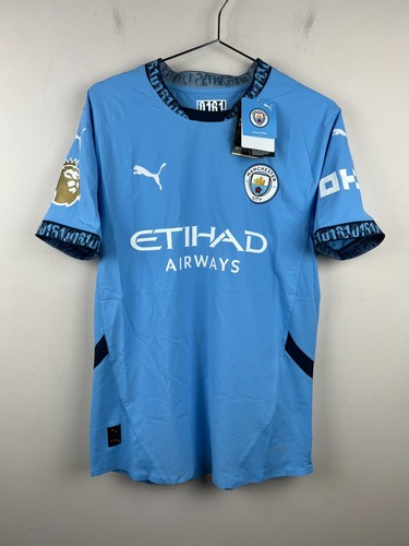 Puma Haaland 9 Premier League Manchester City 23/24 Home Player Version Jersey - Picture 7 of 8