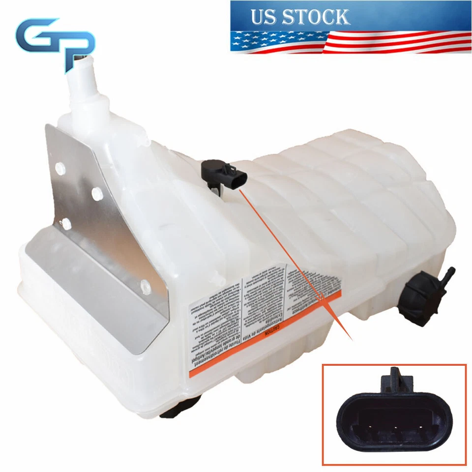 Резервуар для охлаждающей жидкости Peterbilt 365 8,9 л 2008-11 с крышкой и датчиком 6035403 - Изображение 3 из 4