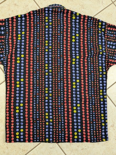 Camisa estampada de alta costura Versace Jeans vintage de los años 90 para hombre colección Berry Fruits - Imagen 21 de 21