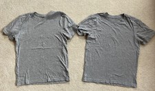 Gap Kids 2 Undershirts Gray T-Shirt Short Sleeve Boys L