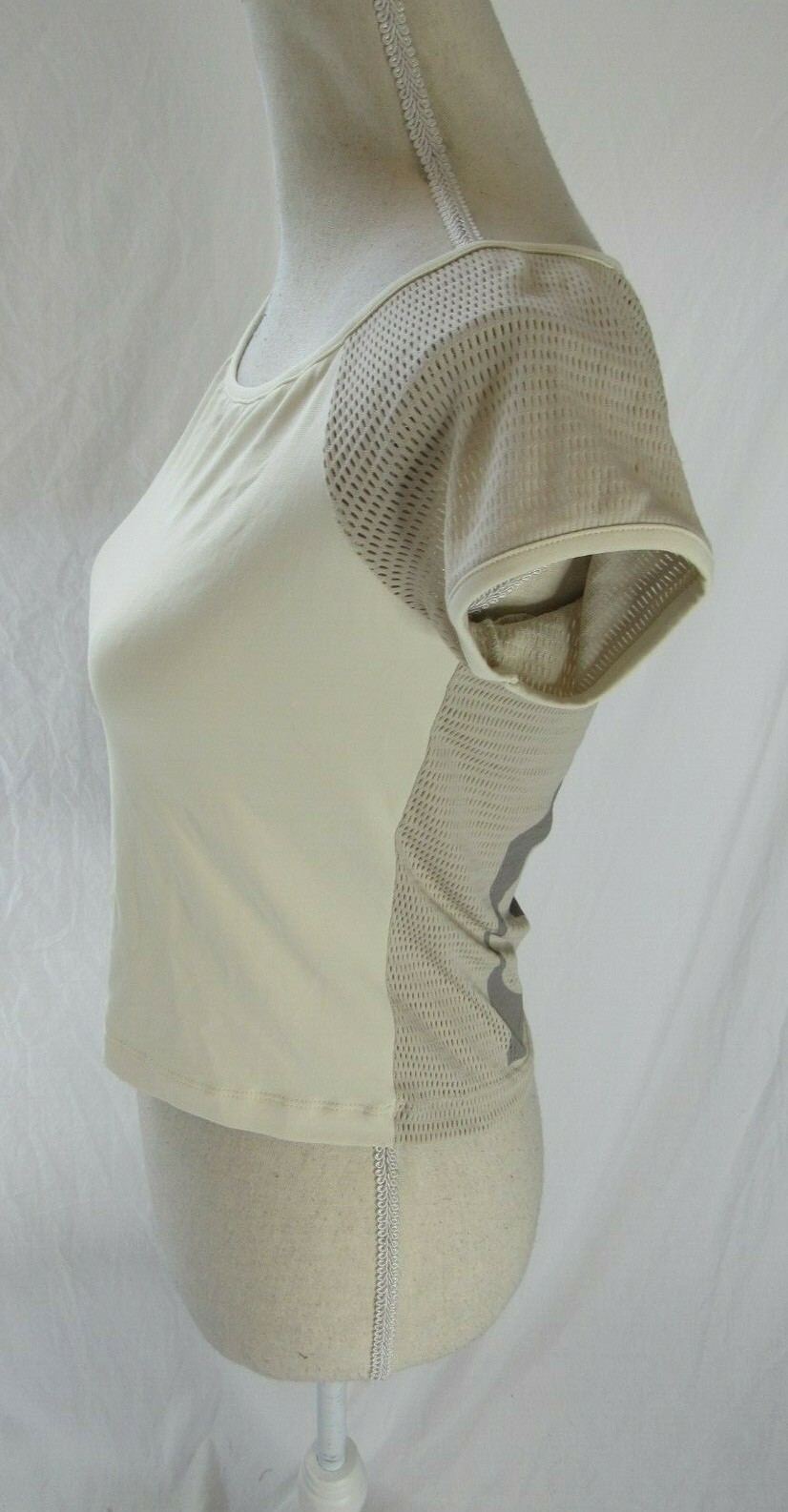 GF FERRE White Crop Top Size L - image 6