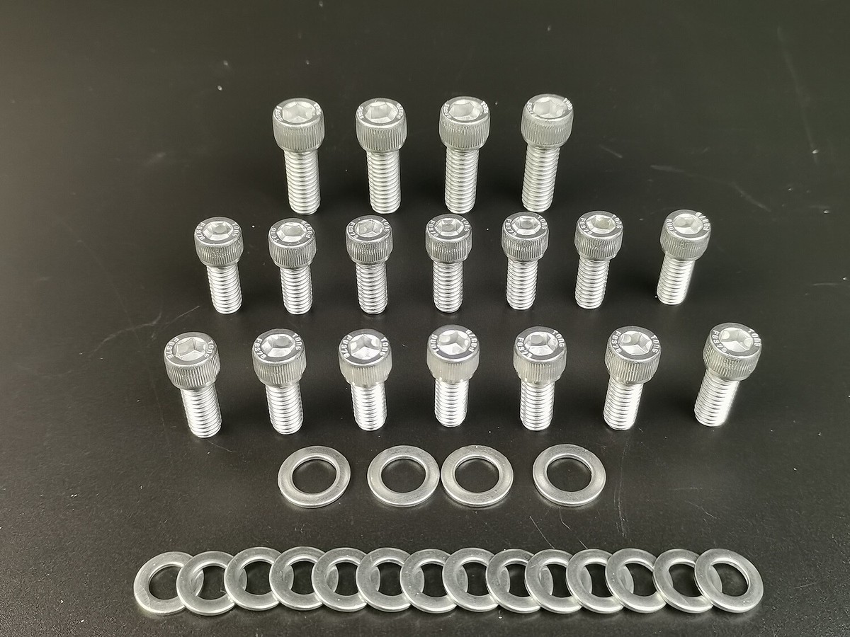 OIL PAN BOLTS STAINLESS STEEL KIT SBC SMALL BLOCK CHEVY 283 327
