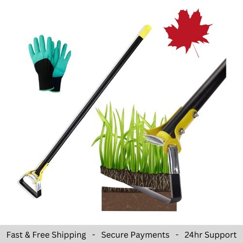 60" Garden Stirrup Hoe Tool Planting Vegetables Farm Stainless Steel Adjustable - Picture 1 of 7