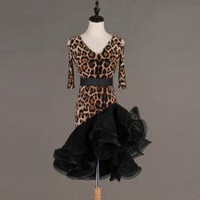 Latin Ballroom Competitio  n Dance Dress Modern Waltz Tango Standard Dress F436