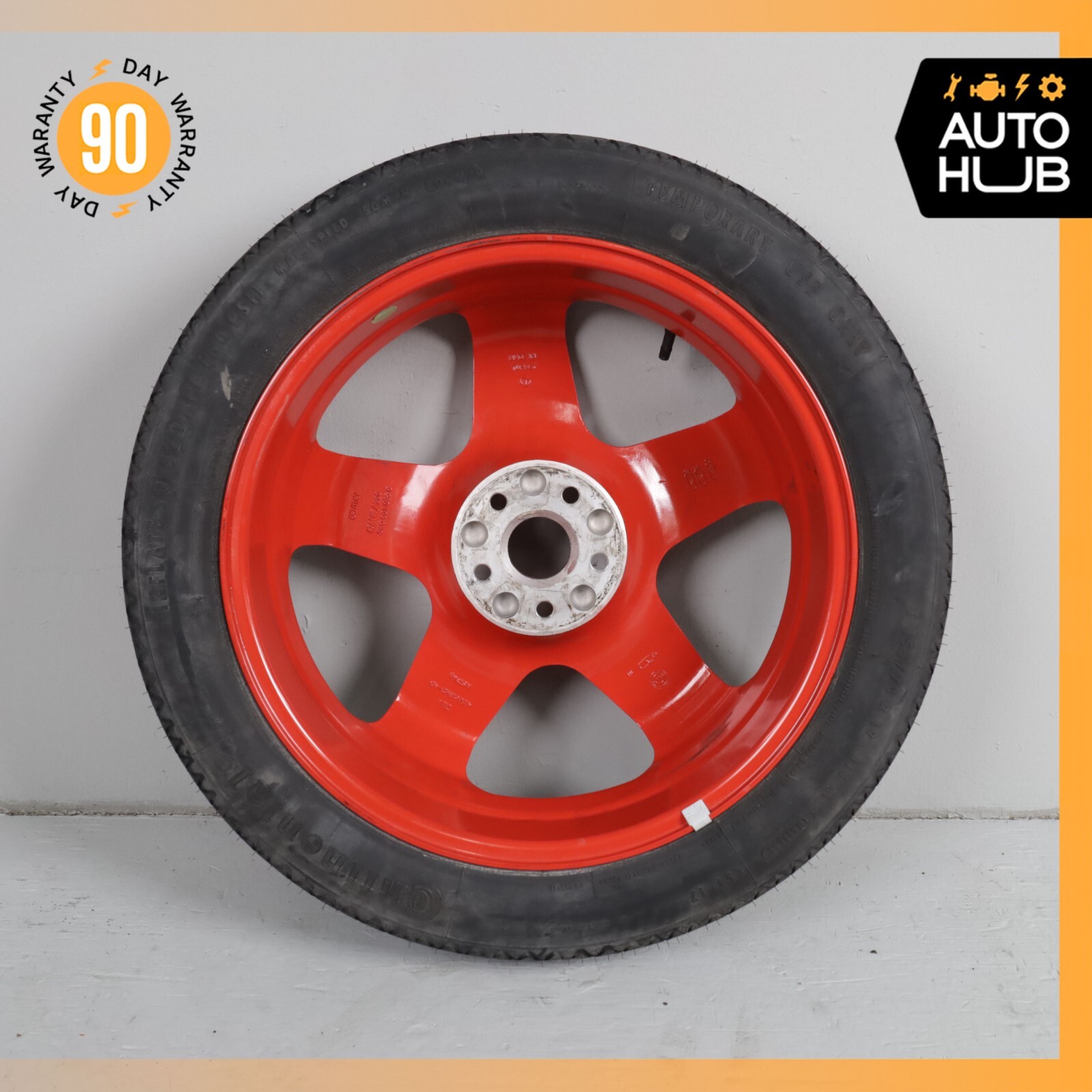 03-13 Bentley Continental GT GTC Emergency Spare Tire Wheel Donut Rim 19 19" OEM
