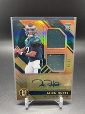 JALEN HURTS 2020 GOLD STANDARD FOOTBALL #249 RPA #’d 14/99 EAGLES
