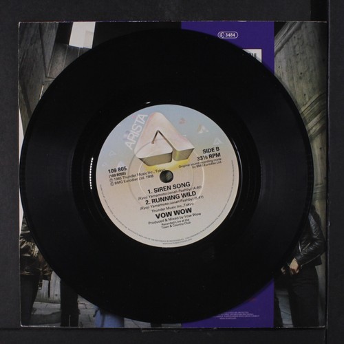 VOW WOW: don't tell me lies + 2 Arista 7" Single 45 RPM - Picture 3 of 4