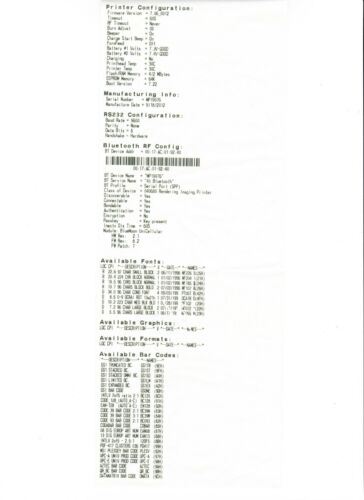 Datamax ONeil MF4t MF4Te Microflash 4te BLUETOOTH Receipt/Label Printer 200360 - Picture 6 of 6