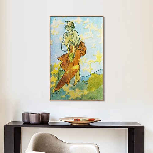Framed Canvas Print Series#49 by Alphonse Mucha Wall Art Home Office Decor - Picture 4 of 17