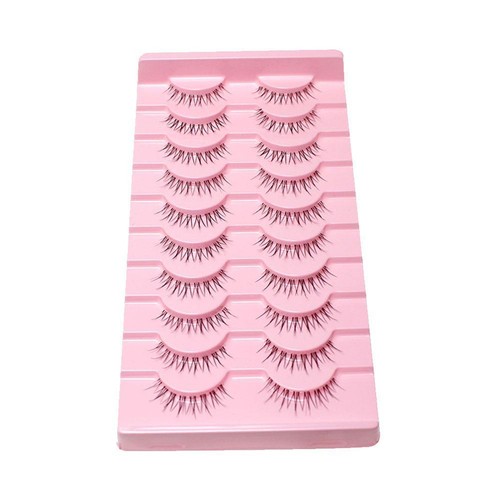 10 Pairs of HardStem False Eyelashes Manga Little Devil Fake Eyelashes GX - Picture 6 of 19