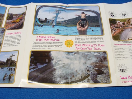 Vintage Lava Hot Springs Idaho Travel Brochure Used - Picture 11 of 17