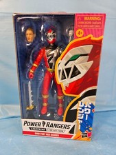 Power Rangers Lightning Dino Fury Red Ranger Variant Box Action Figure.