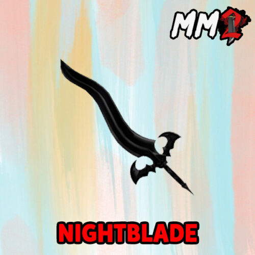 Roblox Murder Mystery 2 MM2 Night Blade Godly Knife and Guns