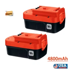 2Pack 18V for Black and Decker HPB18 18 Volt 4.8Ah Battery HPB18-OPE 244760-00