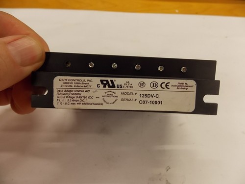 Dart Motor Speed Control 125DV-C 120/240vac input 0-90/180v output 5.5A E4B - Picture 2 of 5