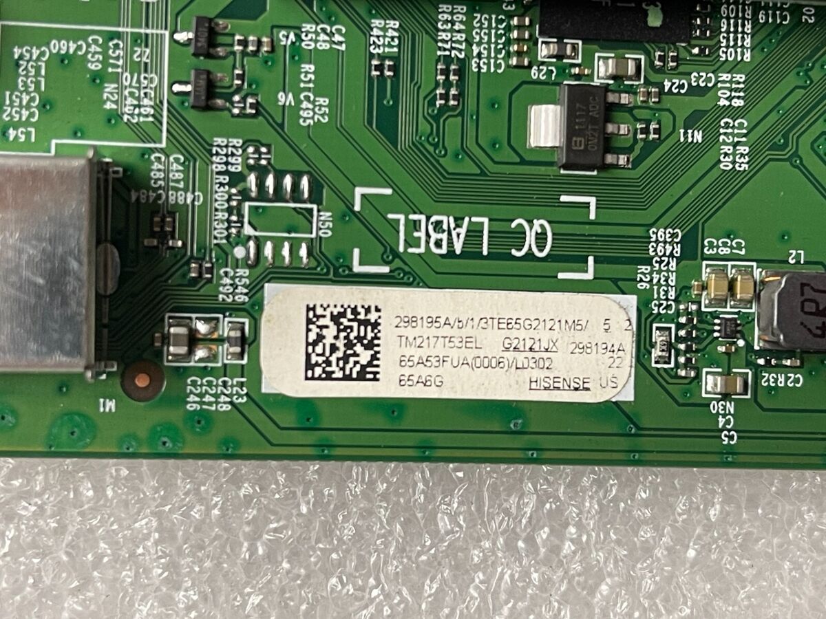 Hisense 65A6G Main Board 298195 / 298194 | eBay Hisense 65A6G Main Board 298195 / 298194 | eBay