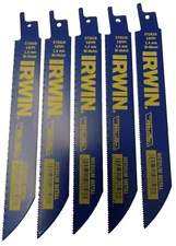 (100)  Irwin bLADES 372618 6" x 18 TPI Medium Metal Reciprocating Blade X 100 PC