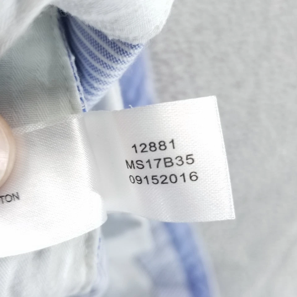 Peter Millar 短裤男式 36 蓝色 Bedford Cord 9 英寸斜纹布平前游艇豪华 — 第 4/4 张图片