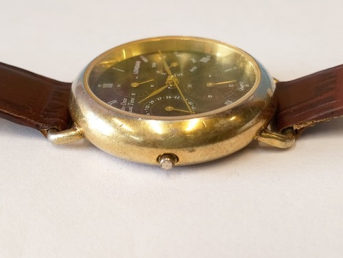 LONDRES MULTIFUNCIÓN DUAL TIEMPO CUARZO ESFERA NEGRA UNISEX ADULTOS COMPLETO DE COLECCIÓN - Imagen 9 de 21