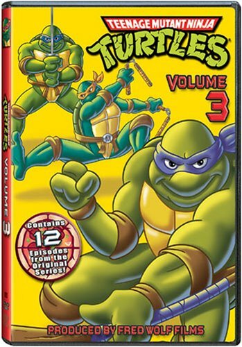 DVD - Animation - Teenage Mutant Ninja Turtles Volume 3 - 12 Episodes -Fred Wolf - Bild 1 von 1