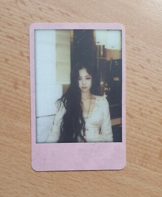 JENNIE BLACKPINK KILL THIS LOVE POLAROID OFFICIAL PHOTOCARD
