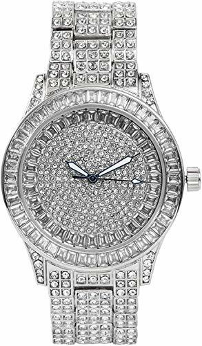 Bling'ed Out Mens Watch on Blast w/ZZ Bling'ed Necklace or Bracelet ST102SSeries - Picture 22 of 58