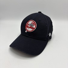 New Era 9Forty New York Yankees MLB Strapback Hat Cap Blue Adjustable Youth Logo