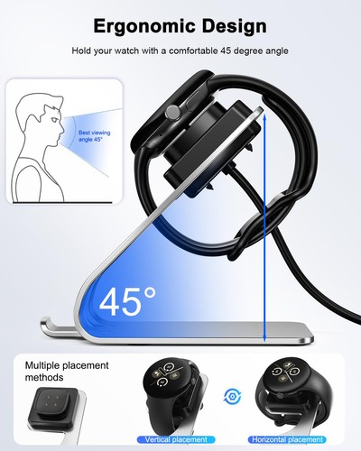 Station de Chargeur pour Google Pixel Watch 3/2 Support de Charge Magnétique ... - Photo 4 sur 7