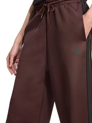 Men's Adidas Shadow Brown Black Loose Fit Stadium Track Pants