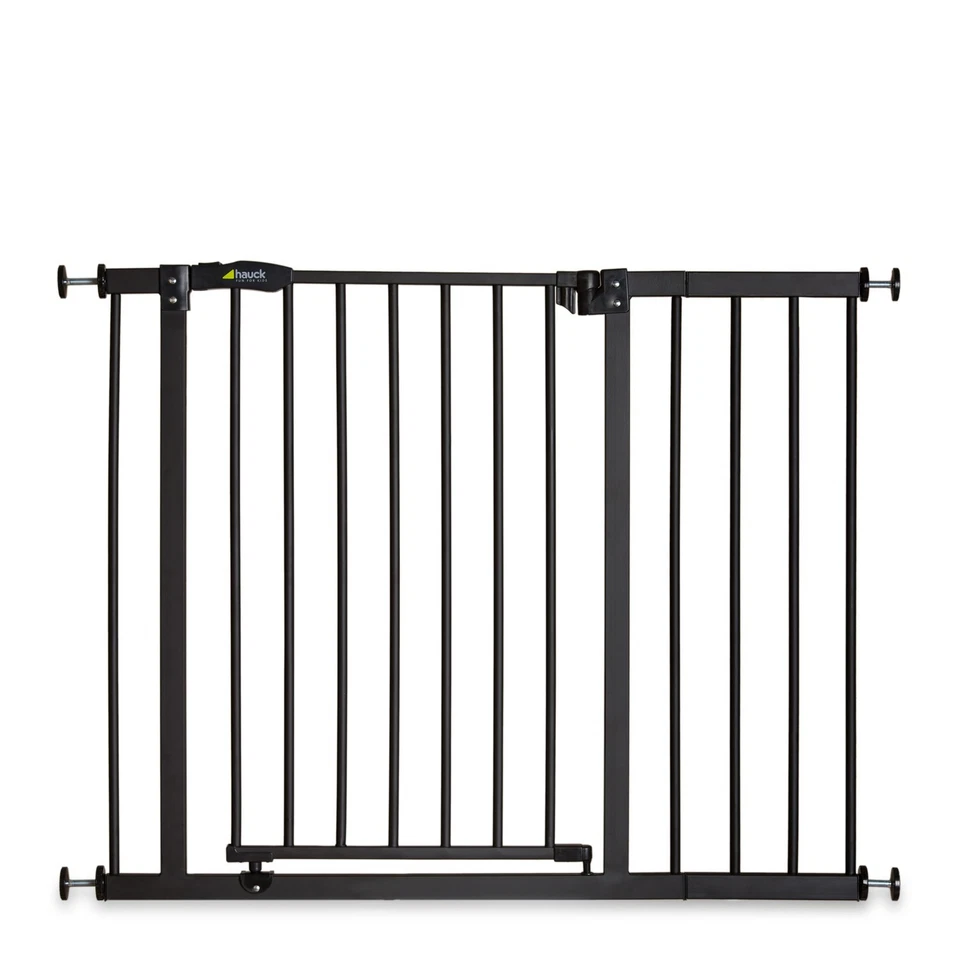 hauck Close N Stop Safety and Stair Gate + 21cm extension, Charcoal