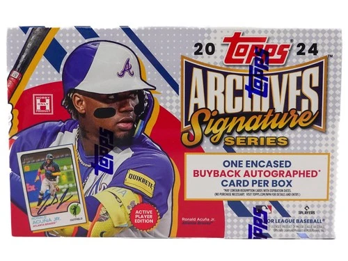 2024 TOPPS ARCHIVES SIGNATURE SERIES BASEBALL HOBBY BOX