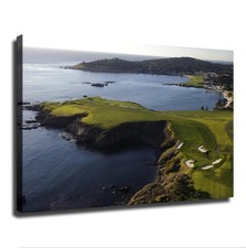 Pebble Beach Golf Course Poster Canvas Wall Art Painting Print Painting Suitable