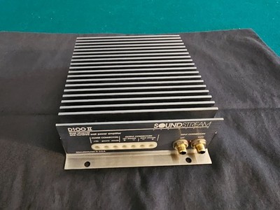 Soundstream D100 II Dual Channel Car Amplifier Tested Used