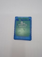Official Original OEM Sony PlayStation 2 PS2 Memory Card Magic Gate Blue 8MB