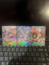 Bandai One Piece Card Game Holo Character 3 Cards Lot Yamato Uta Jewelry Bonney