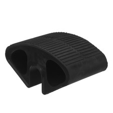 Black Rubber Ladder Foot Covers Reusable Non Slip Pads for Loft Bunk Beds