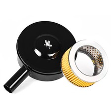 1 Npt Air Compressor Intake Filter Silencer Metal Housing And Element