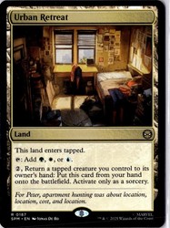 Urban Retreat #187 Rare Land - Marvel's Spider-Man MTG
