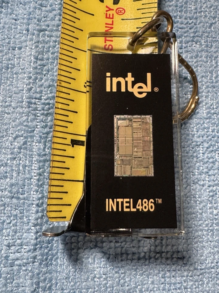 Intel 486/386 Chip Commemorative Key Fob - Image 2 of 4