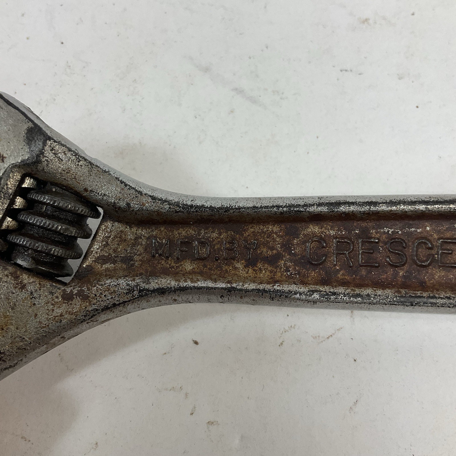 Vintage Adjustable Wrench 10" Crescent Tool Co. Jamestown N.Y. USA Forged Alloy 