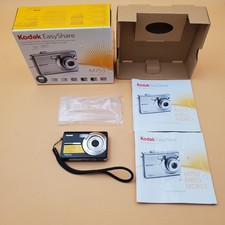 Kodak EasyShare M753 7.0MP Digital Camera Parts Repair Only Black Untested 